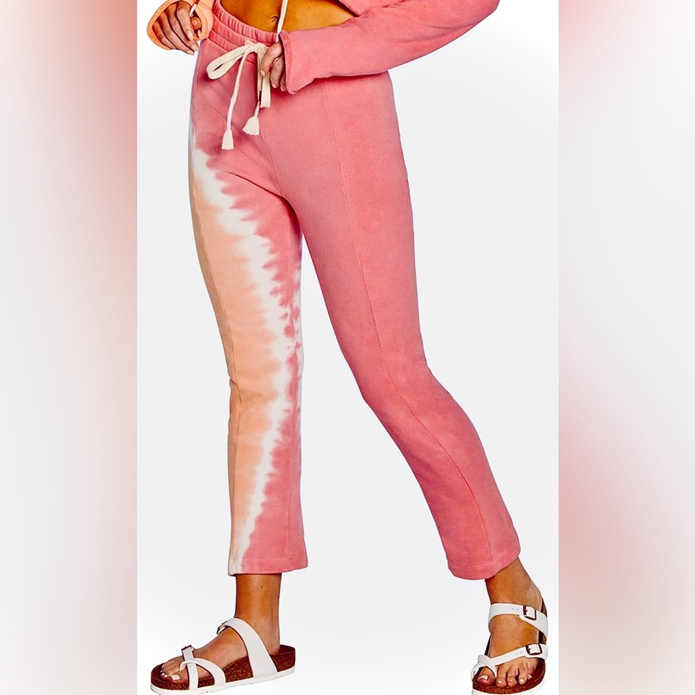 WILDFOX || Kara Drawstring Pant in Sherbet Wash Ivy - SZ Small 🩷NWT🩷